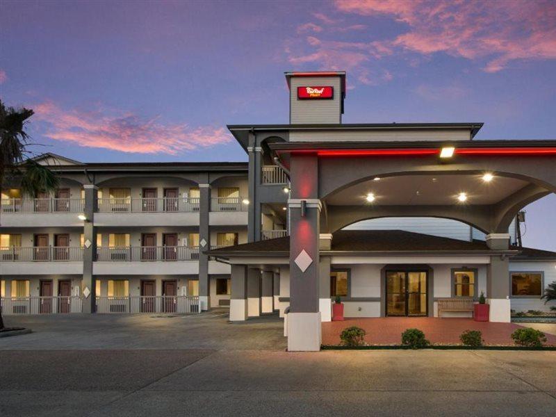 Red Roof Inn Plus + Galveston - Beachfront מראה חיצוני תמונה